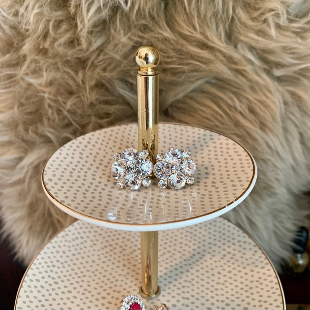 Cluster Statement Earrings - new in box!